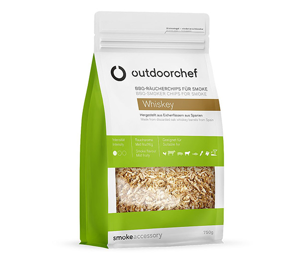 Copeaux de bois Outdoorchef Whiskey pour fumage à chaud