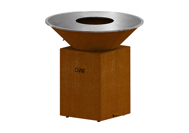 Brasero plancha Origine 98 Oyat en acier corten