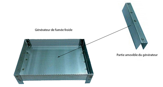 Générateur fumée Froide Inox Peetz pour fumage à foid