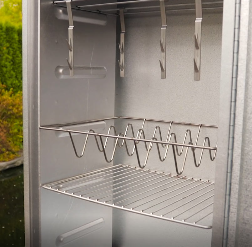 Grille De Fumage Peetz Inox 34x25 Cm - Pour Fumoirs Série 150, 410, 520... - Lave-vaisselle, Fabriqué En Allemagne