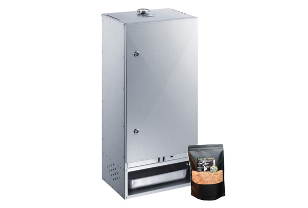 Fumoir Peetz 85 cm porte avec charnières en acier aluminé