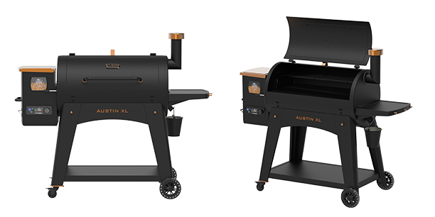 Barbecue à pellets Austin XL Onyx noir
