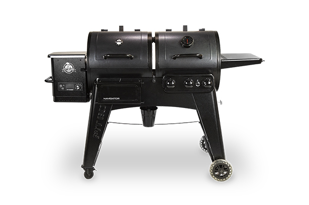 Zoom sur la partie gaz du barbecue Navigator 1230 Pit Boss