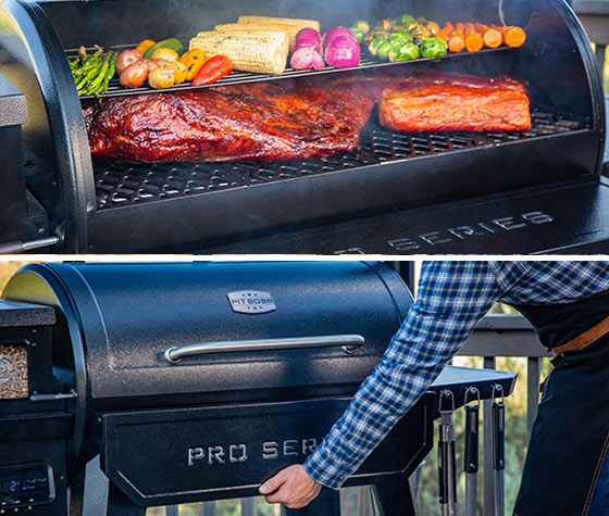 Différentes cuisson dans le Barbecue Pit Boss