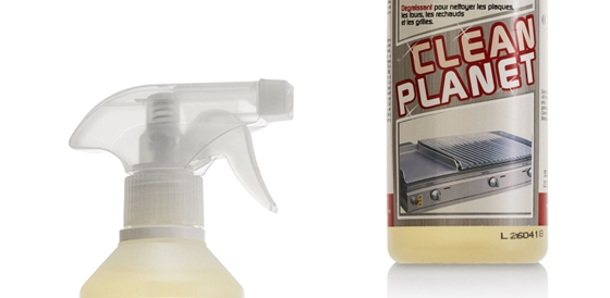 Produit dégraissant Clean Planet pour plancha