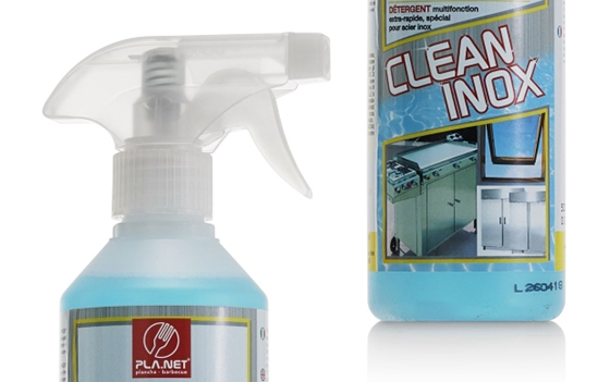 Spray inox nettoyant plaque Plancha Clean Inox - Planet