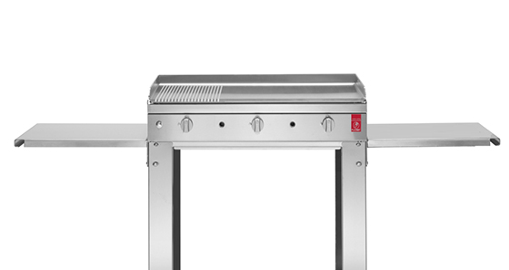 Chariot en inox ouvert Plancha Chef 80 Planet