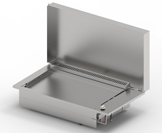 Plancha inox gaz - Espace Hotelier Béziers