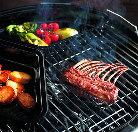 Grille en acier inoxydable pour barbecue à charbon boule - Rosle