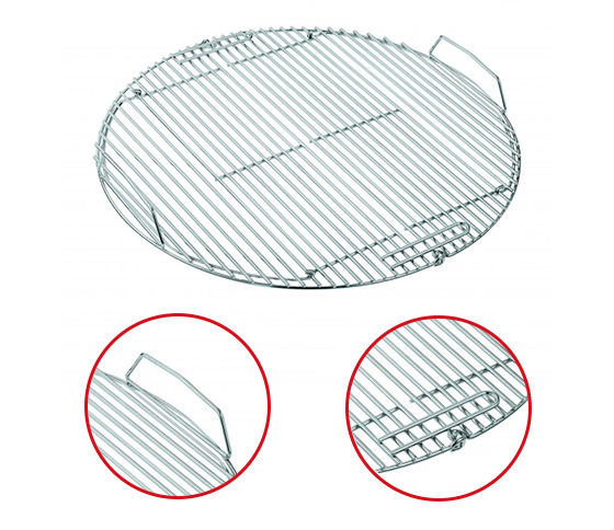 Caractéristiques grille inox pour barbecue à charbon boule F60 Air - Rosle