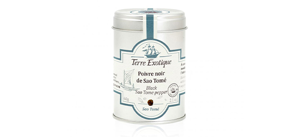 Poivre noir de Sao Tome en pot 60 g