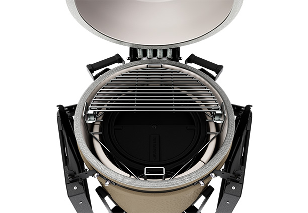 Intérieur du kamado Pro Large Complete Desert Sand The Bastard