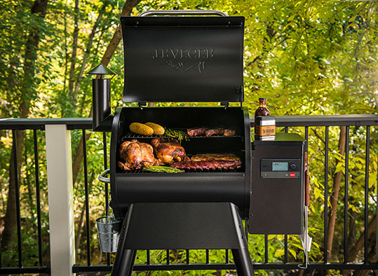 barbecue pro ouvert