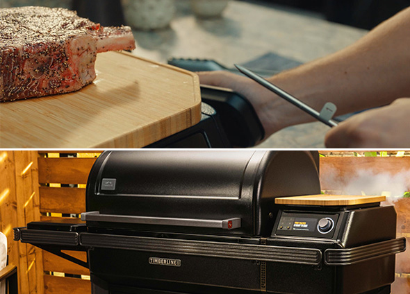 sonde et rail Pop-And-Lock du Traeger Timberline XL