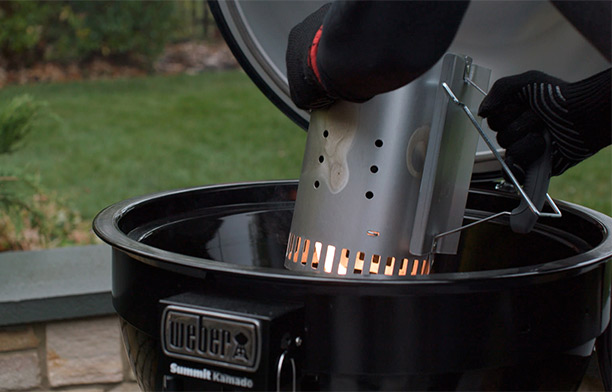 Cheminée d'allumage pour barbecue charbon Rapidfire Weber