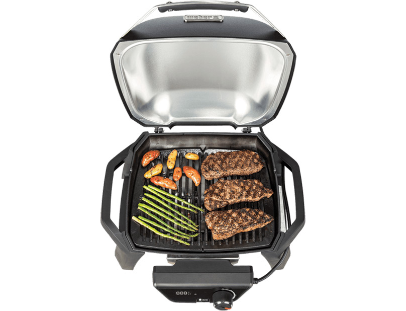 grille de cuisson en fonte émaillée pour barbecue électrique Pulse 1000 Weber