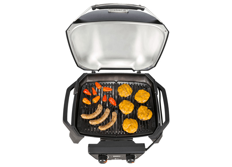 grille de cuisson en fonte émaillée pour barbecue électrique Pulse 2000 Weber