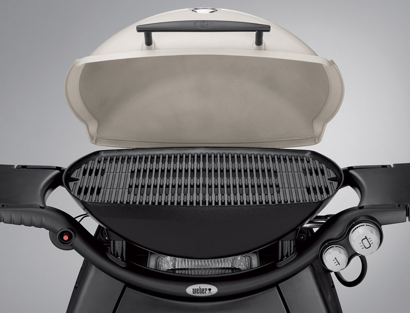 grille de cuisson en fonte émaillée pour barbecue à gaz Q300-Q3000 Weber