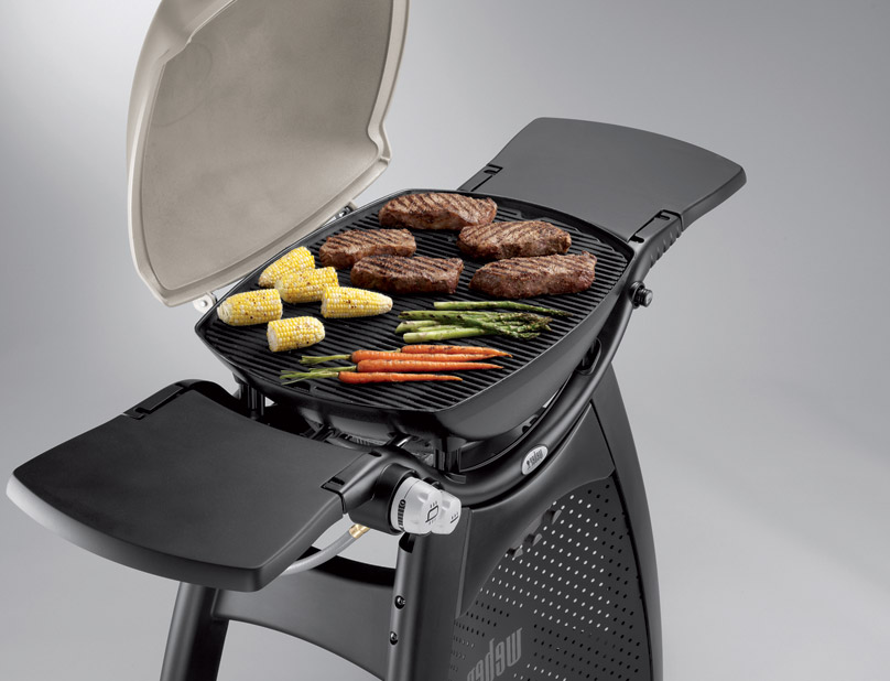 grille de cuisson en fonte émaillée pour barbecue à gaz Q200-Q2000 Weber