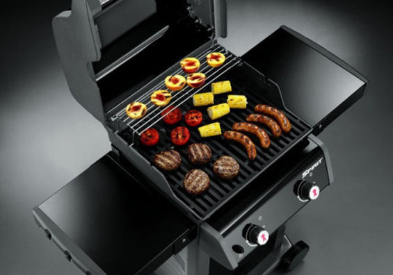 grille de cuisson en fonte pour Spirit 200 Weber boutons façade