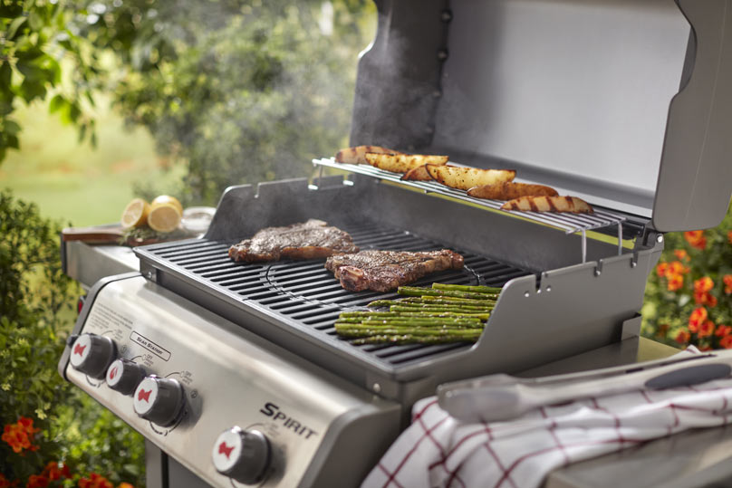 grille gourmet en fonte pour Spirit 300 Weber