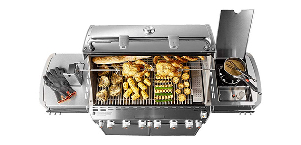 Cuisson sur le barbecue Summit S 670 Weber