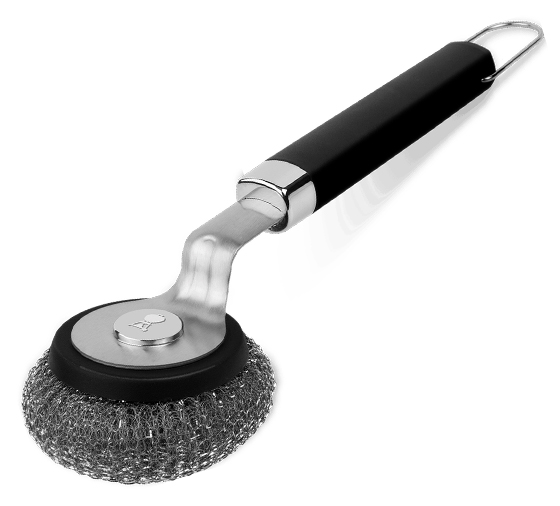 Nettoyage du barbecue charbon avec la brosse 30 cm sans poils Weber