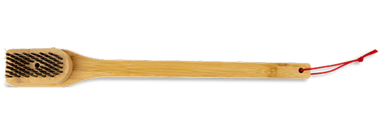 Caractéristiques Grande Brosse en bambou nettoyage de grille de cuisson 46 cm - Weber
