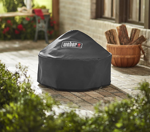 Housse de protection premium pour brasero d'extérieur mobile Weber