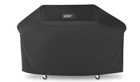 Housse de protection sur Genesis Premium 400 Weber