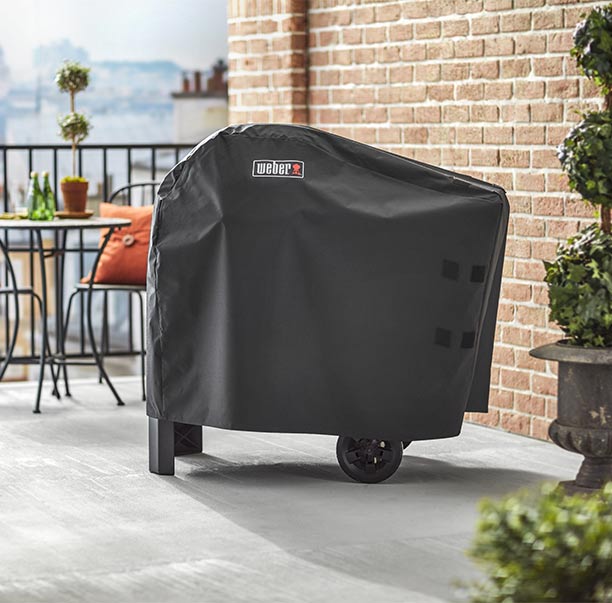 Housse de protection compatible avec les barbecues Pulse 1000 et 2000 sur stand ou chariot Weber