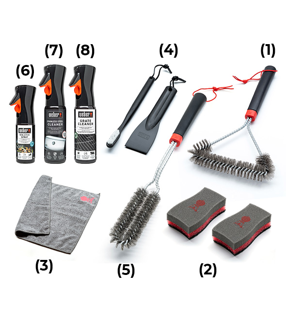 Kit entretien 8 accessoires