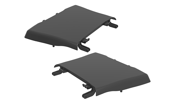 Lot de 2 tablettes latérales pour barbecue gaz Q 2000 N Serie Weber