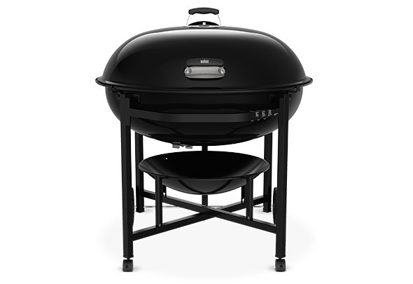 barbecue charbon Ranch Kettle Weber 94 cm vue de face