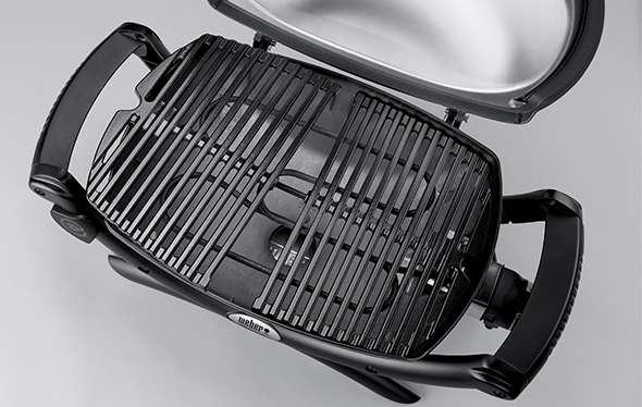 grilles en fonte émaillée du barbecue électrique Weber Q1400