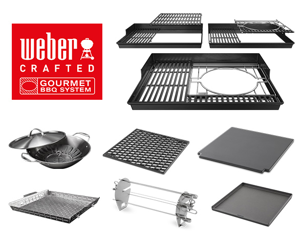 Accessoires Crafted Weber avec support d'installation pour Genesis 2022