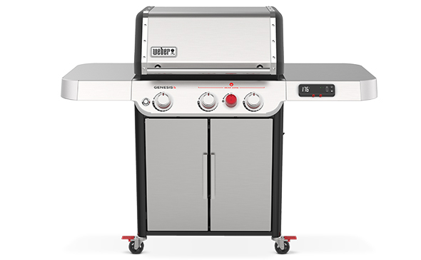 Genesis SX-325s en inox sur fond blanc