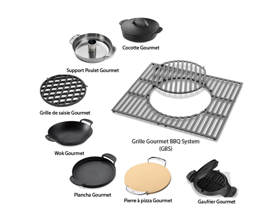 Grille de cuisson modulable Gourmet BBQ System