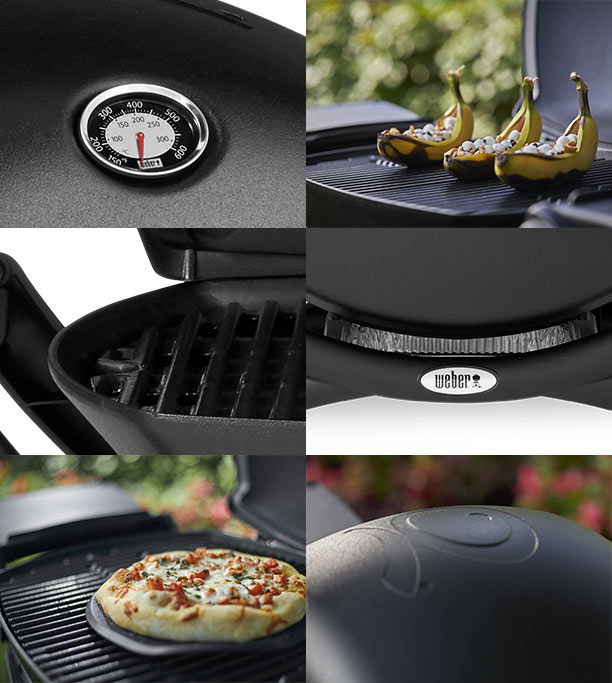 Zoom sur les caractéristiques du barbecue gaz Q2200 Weber