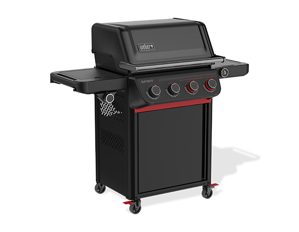 Profil gauche du barbecue gaz Spirit EPX-435R Stealth Weber