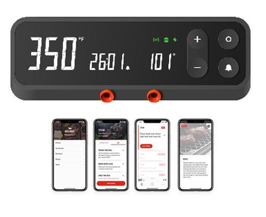 Technologie Weber Connect thermomètre connecté intégré