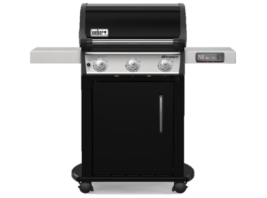 vue de face barbecue à gaz Weber Spirit Premium E-315 + Plancha