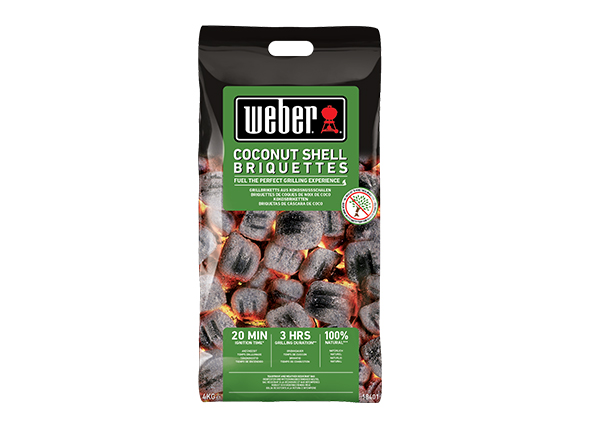 sac de briquette de noix de coco Weber 4kg