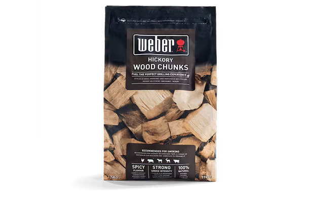 Gros morceaux de bois de fumage - mesquite Weber - , N°1 du  chauffage au bois sur Internet