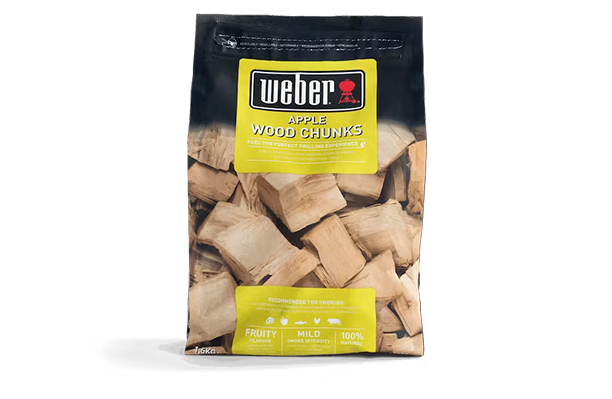 Chunks de pommier pour fumage Weber 1,5 kg