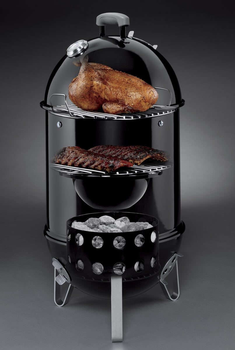 Capacité du fumoir Weber Smokey Mountain 37 cm