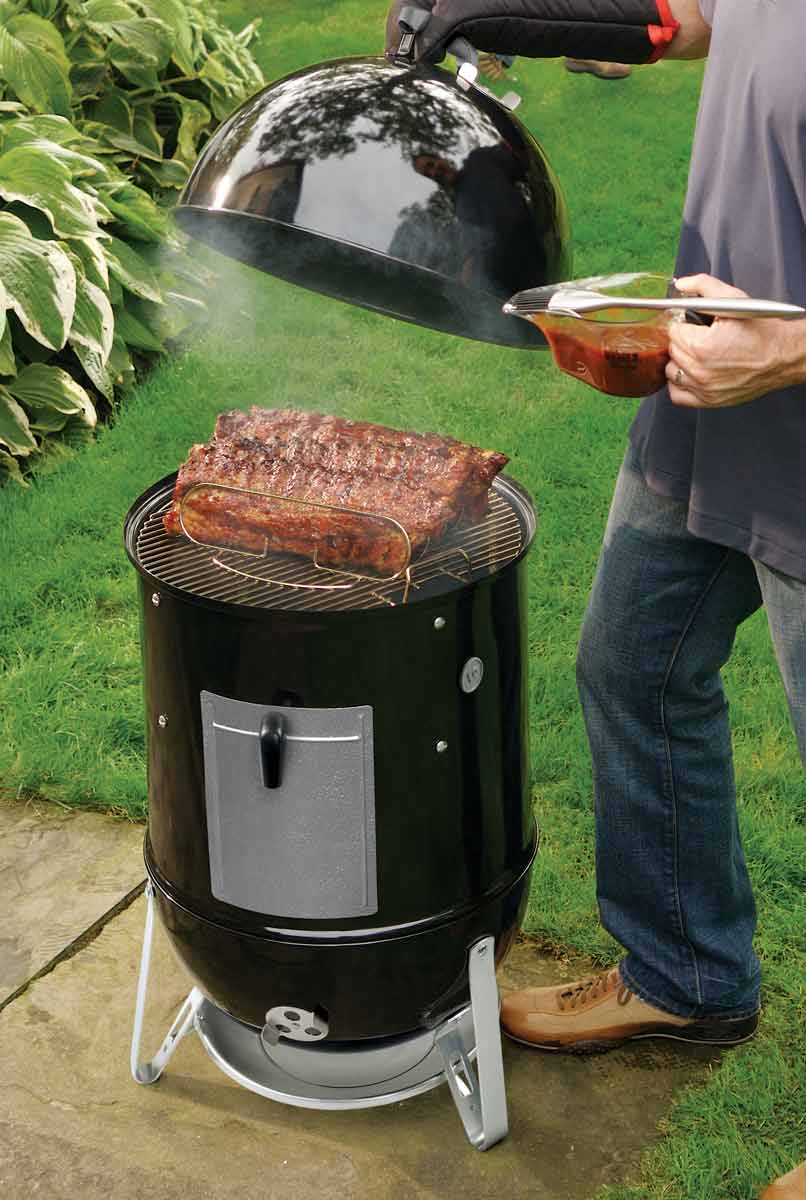 Capacité du fumoir Weber Smokey Mountain 47 cm