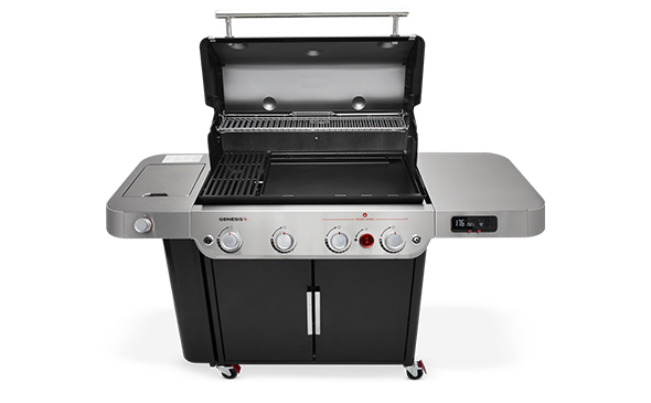 Barbecue gaz Weber EPX-470 capot ouvert