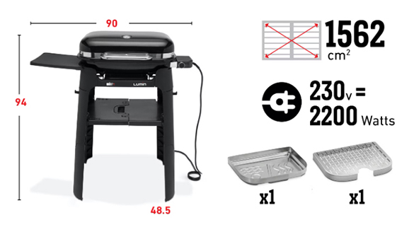 Caractéristiques du Weber Lumin Stand