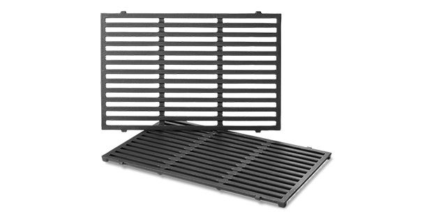 Grilles en fonte pour barbecue gaz Weber
